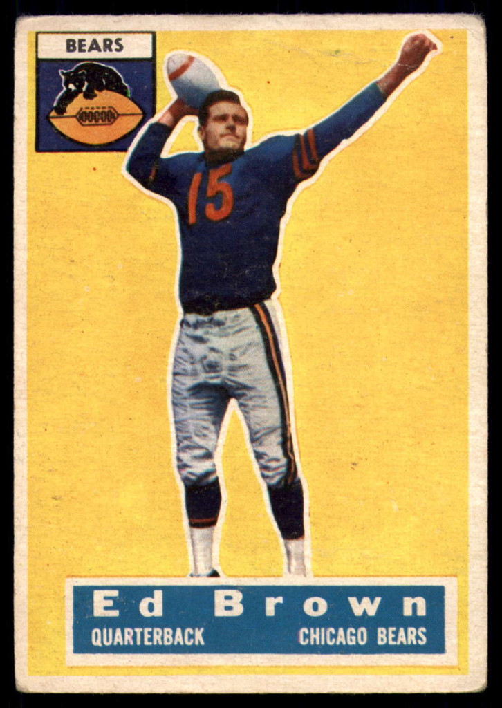 1956 Topps #23 Ed Brown VG ID: 72007