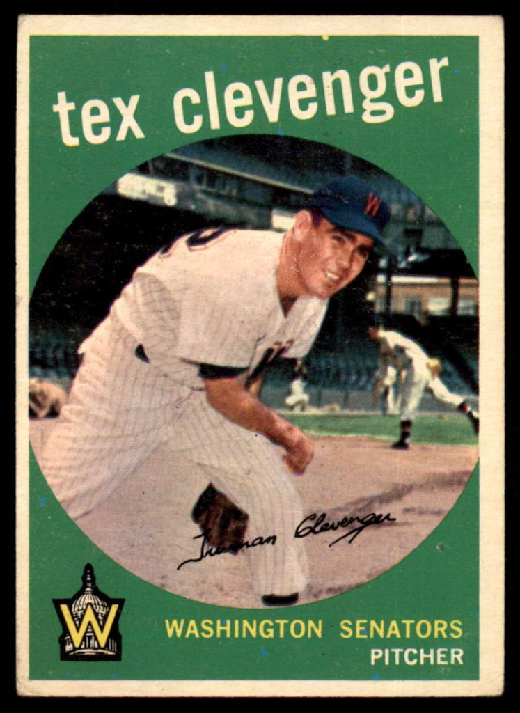 1959 Topps #298 Tex Clevenger EX++ ID: 67958