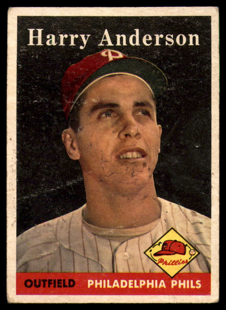 1958 Topps #171 Harry Anderson UER VG