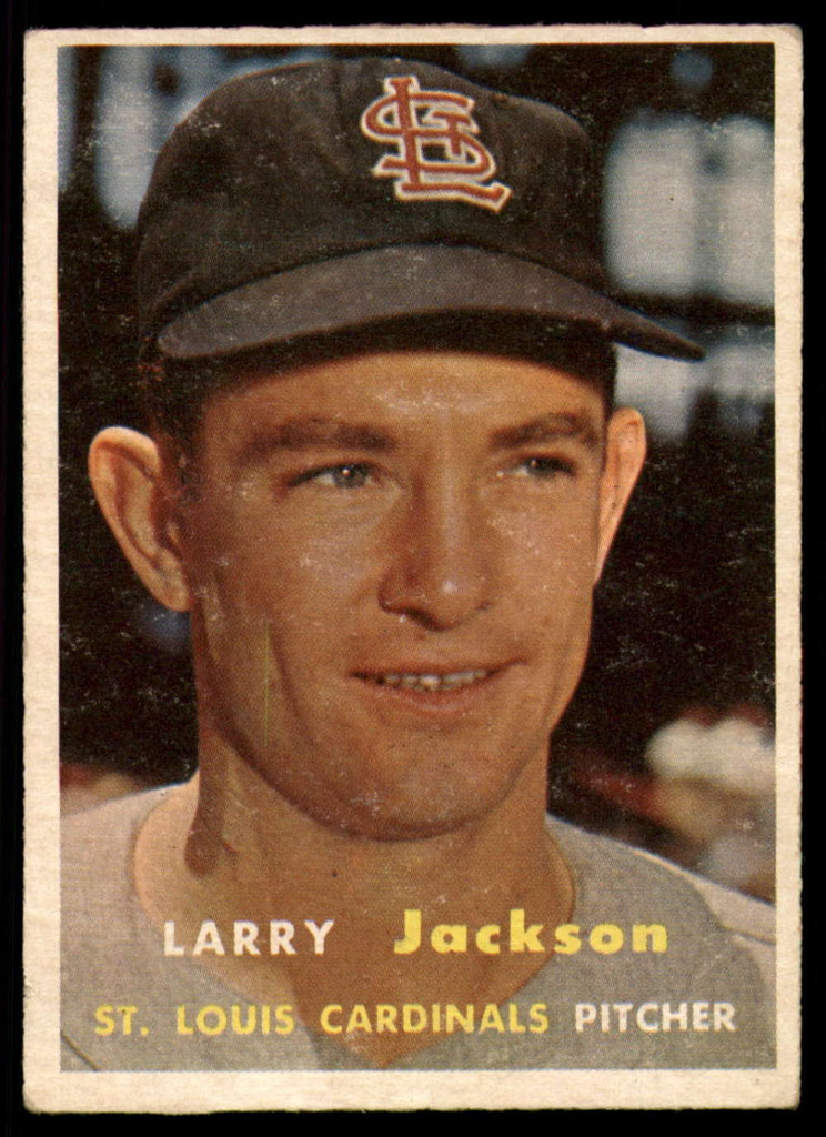 1957 Topps #196 Larry Jackson UER VG