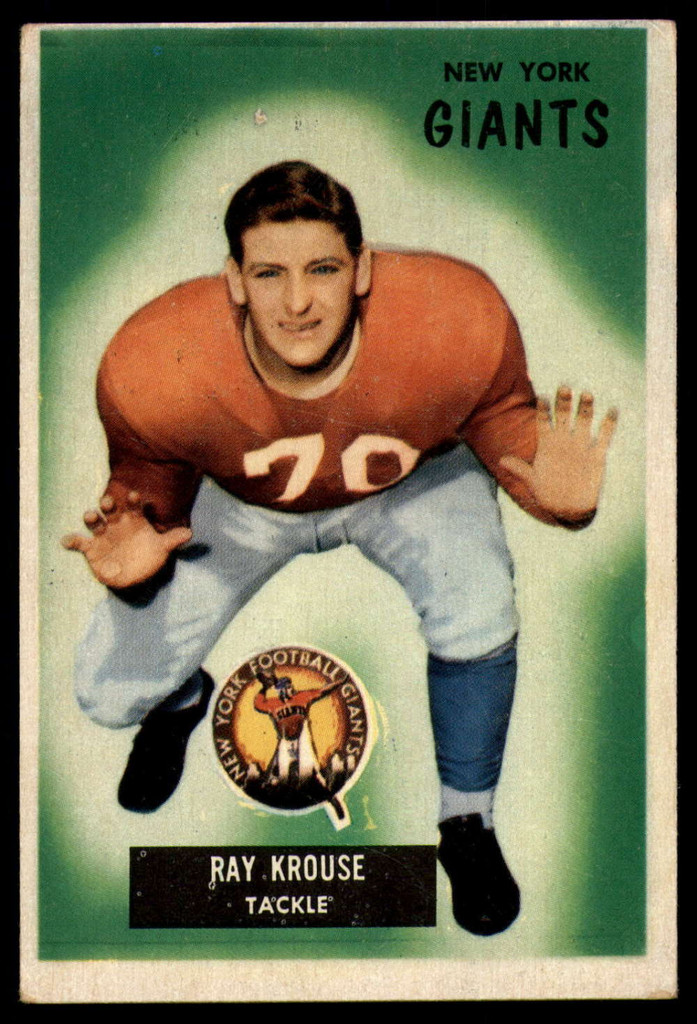 1955 Bowman #51 Ray Krouse EX RC Rookie ID: 70570