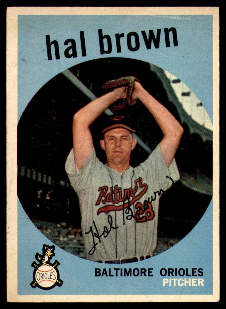 1959 Topps #487 Hal Brown EX++ ID: 69805