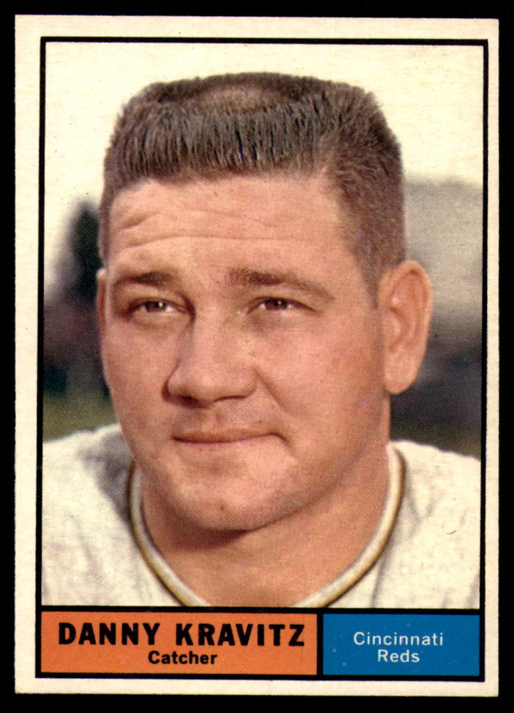 1961 Topps #166 Danny Kravitz EX/NM  ID: 96486