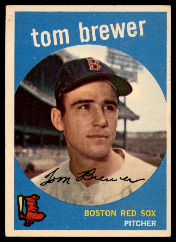 1959 Topps #55 Tom Brewer VG ID: 65803