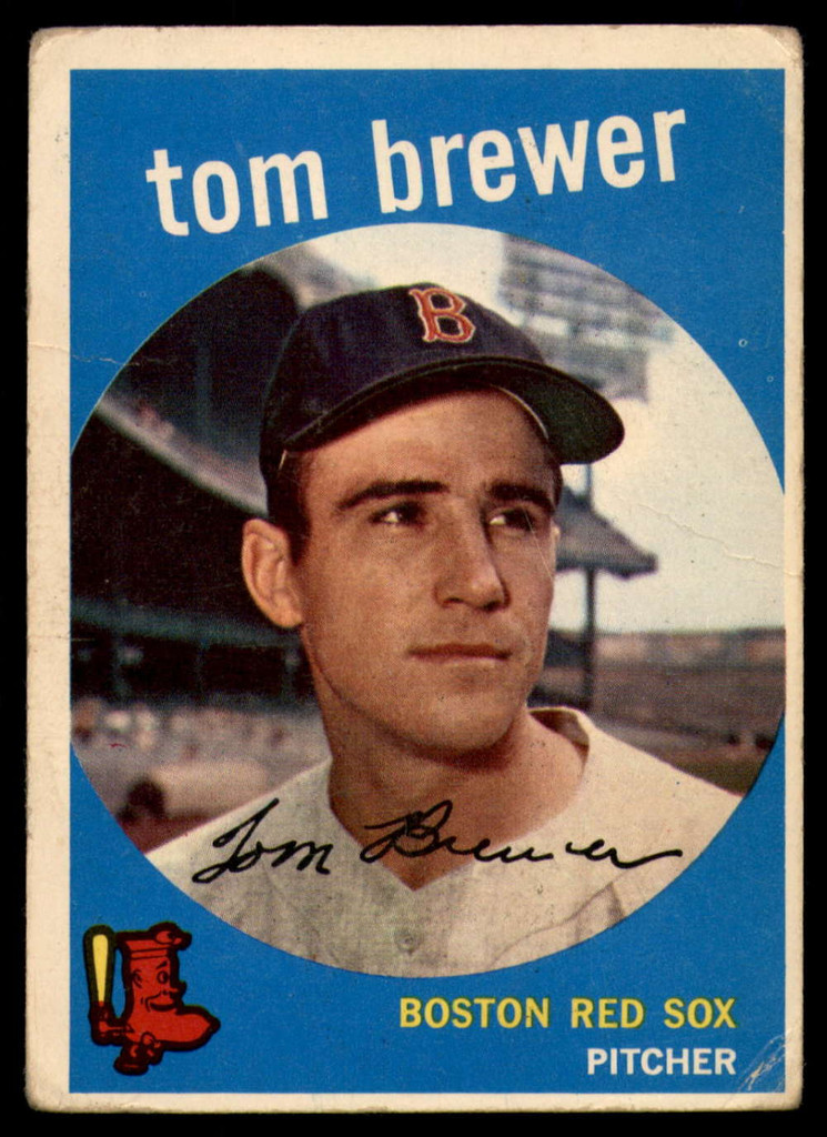 1959 Topps #55 Tom Brewer VG ID: 65804