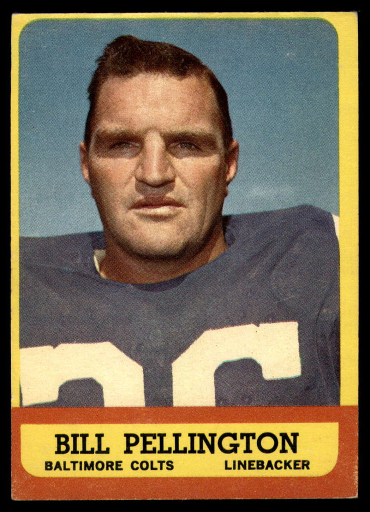 1963 Topps # 10 Bill Pellington EX/NM ID: 75322