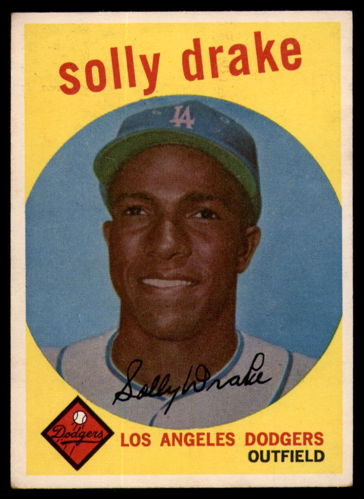 1959 Topps #406 Solly Drake VG/EX ID: 68975