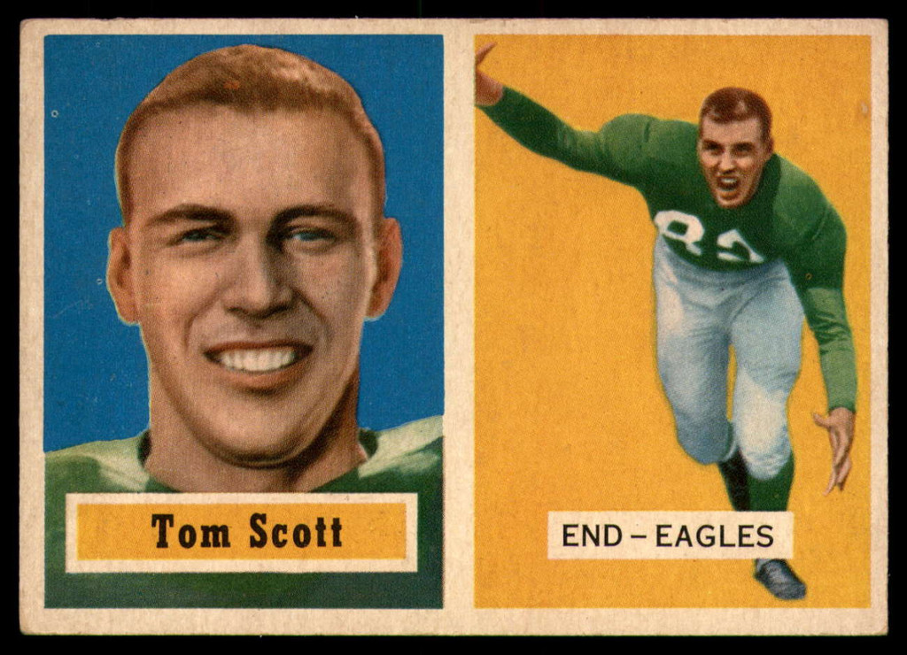 1957 Topps #25 Tom Scott EX ID: 81303