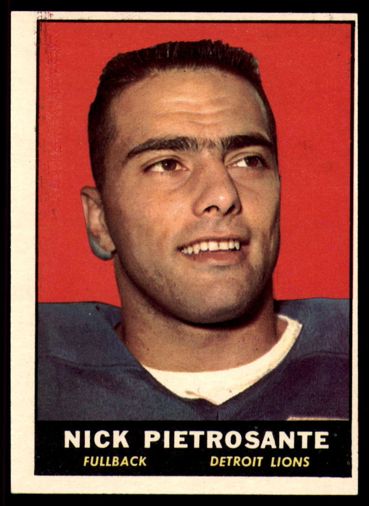 1961 Topps #31 Nick Pietrosante EX/NM RC Rookie ID: 74945