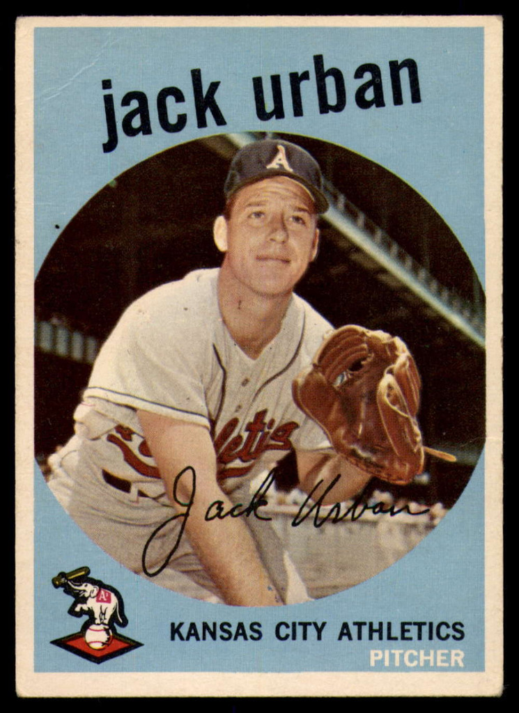 1959 Topps #18 Jack Urban VG ID: 65513