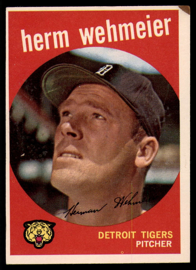 1959 Topps #421 Herm Wehmeier VG/EX ID: 69147