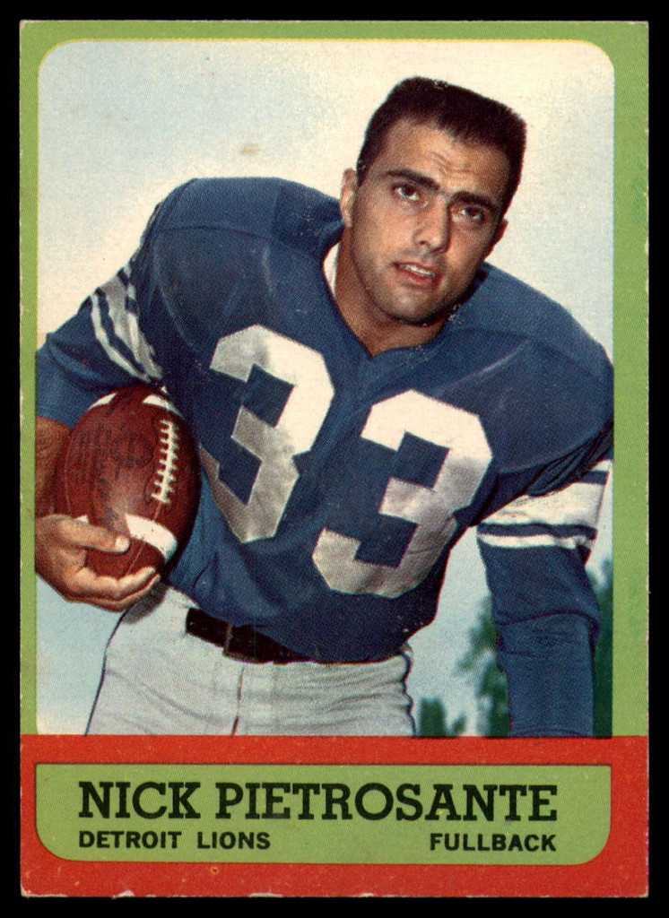 1963 Topps # 27 Nick Pietrosante EX++