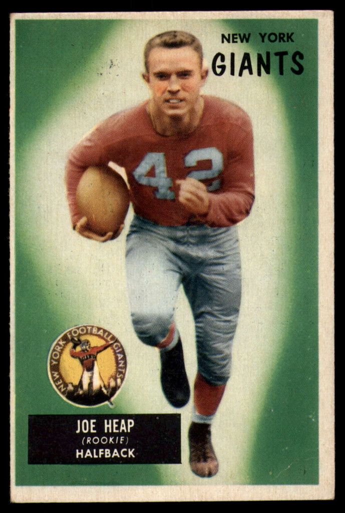 1955 Bowman #55 Joe Heap VG RC Rookie ID: 81080