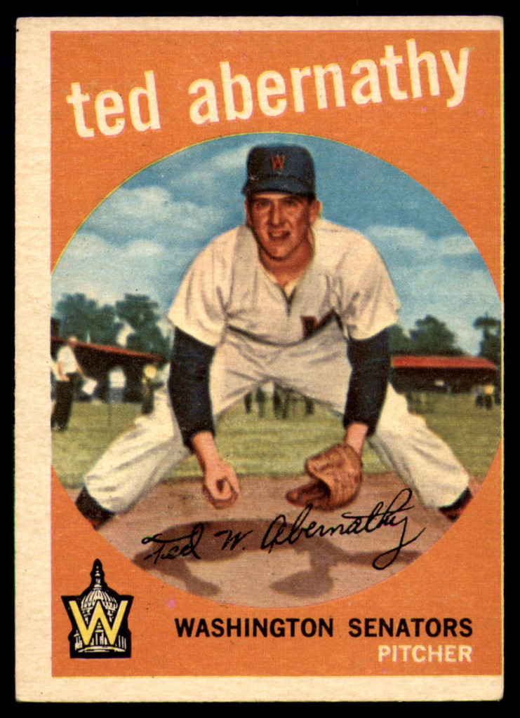 1959 Topps #169 Ted Abernathy VG/EX ID: 66798