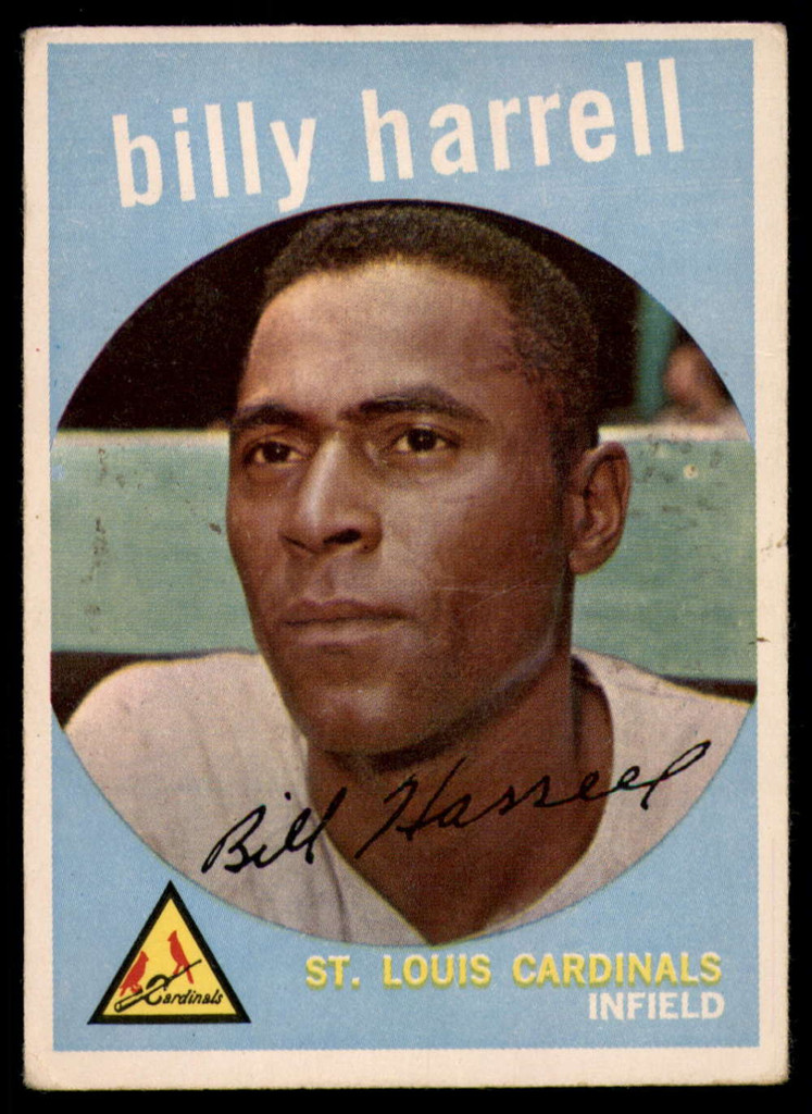 1959 Topps #433 Billy Harrell VG ID: 69380