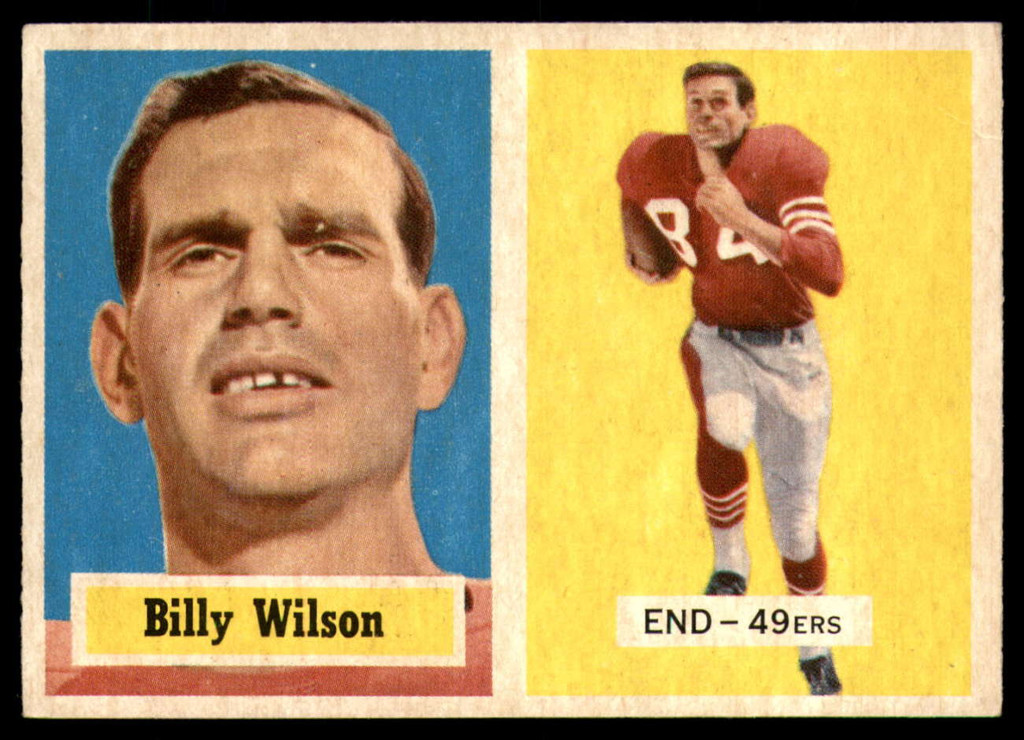 1957 Topps #42 Billy Wilson VG ID: 72365