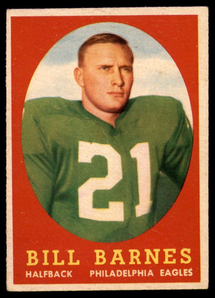 1958 Topps #4 Bill Barnes VG  ID: 84234