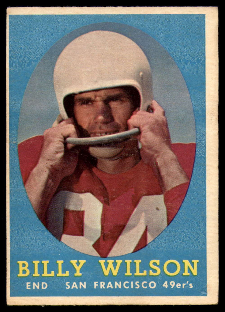1958 Topps #95 Billy Wilson VG  ID: 84259