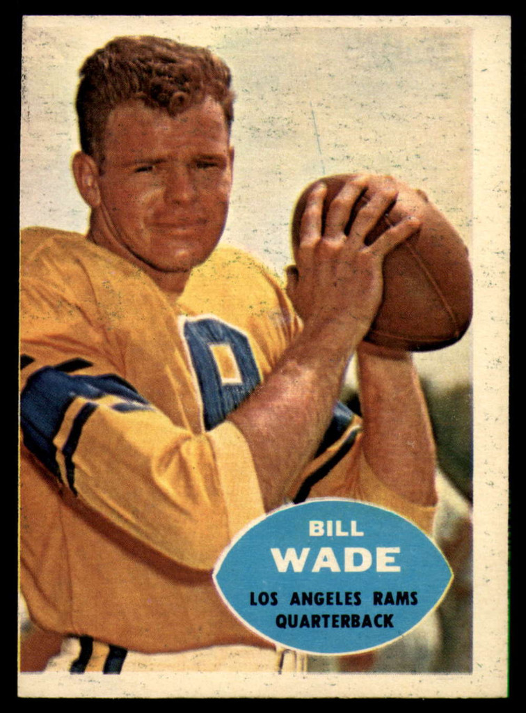 1960 Topps #61 Bill Wade UER EX 