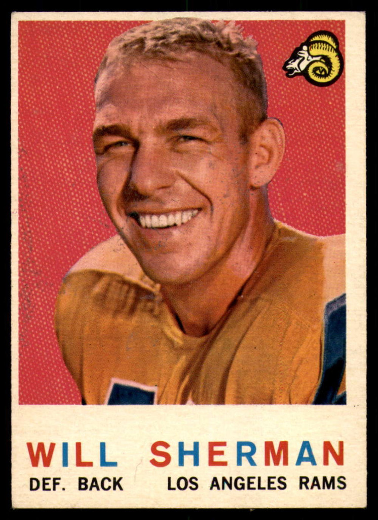 1959 Topps #127 Will Sherman EX++