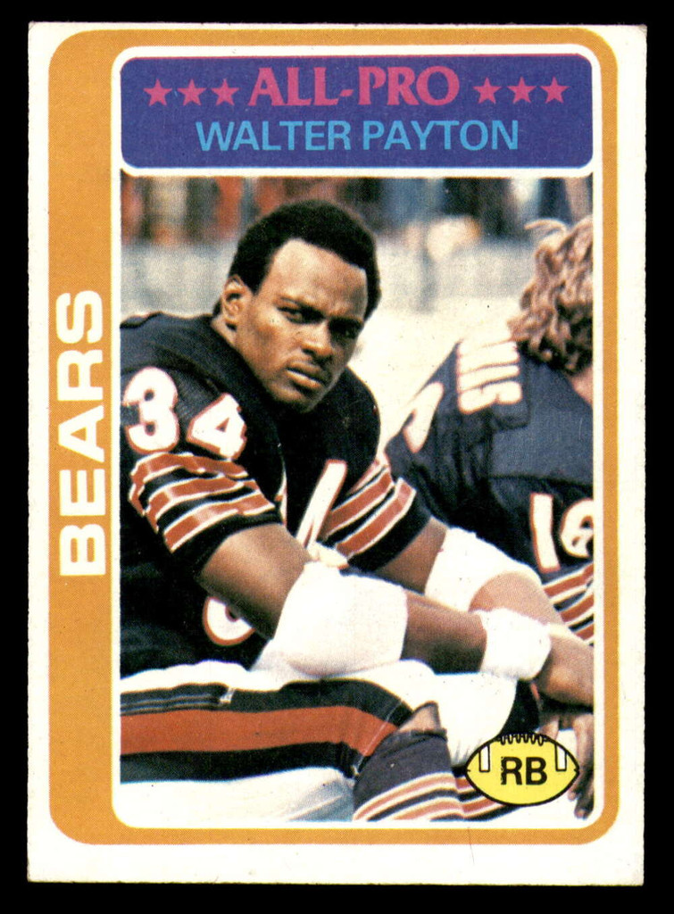 1978 Topps #200 Walter Payton UER Excellent+  ID: 301635