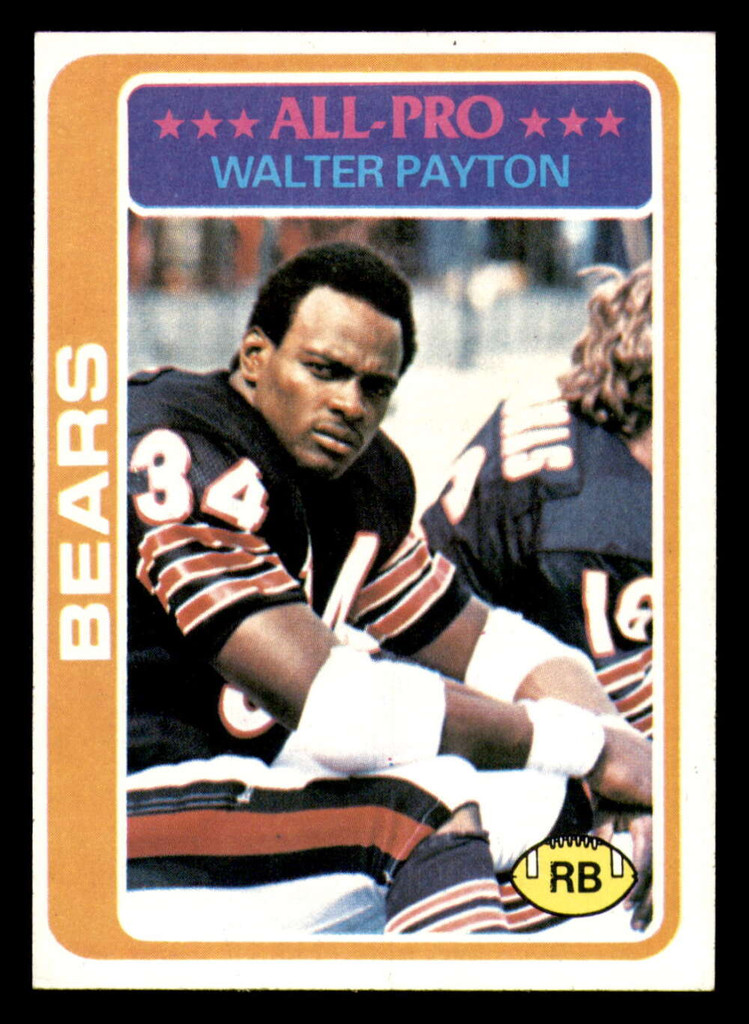 1978 Topps #200 Walter Payton UER Very Good  ID: 301637