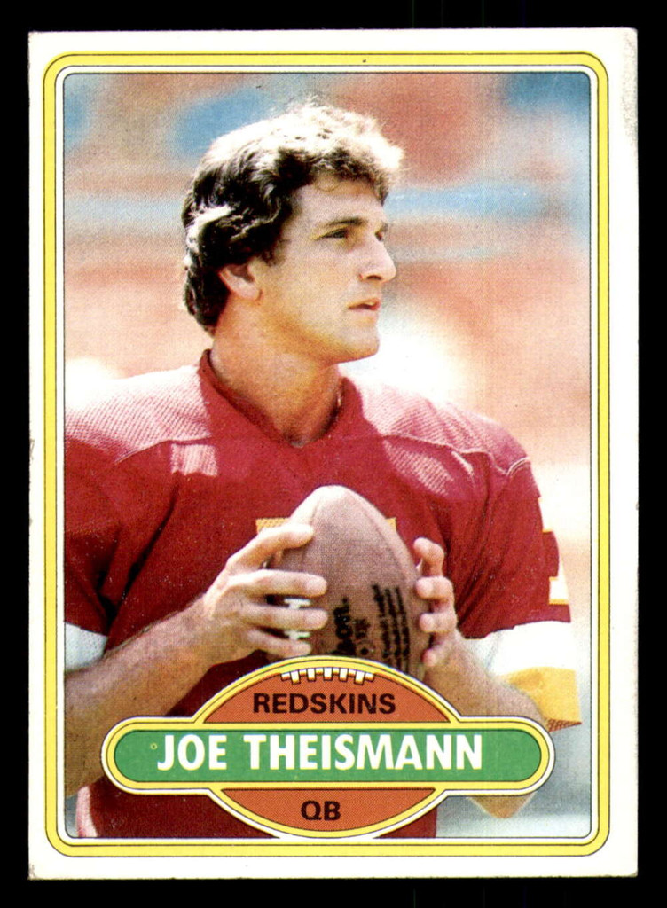 1980 Topps #475 Joe Theismann Very Good 