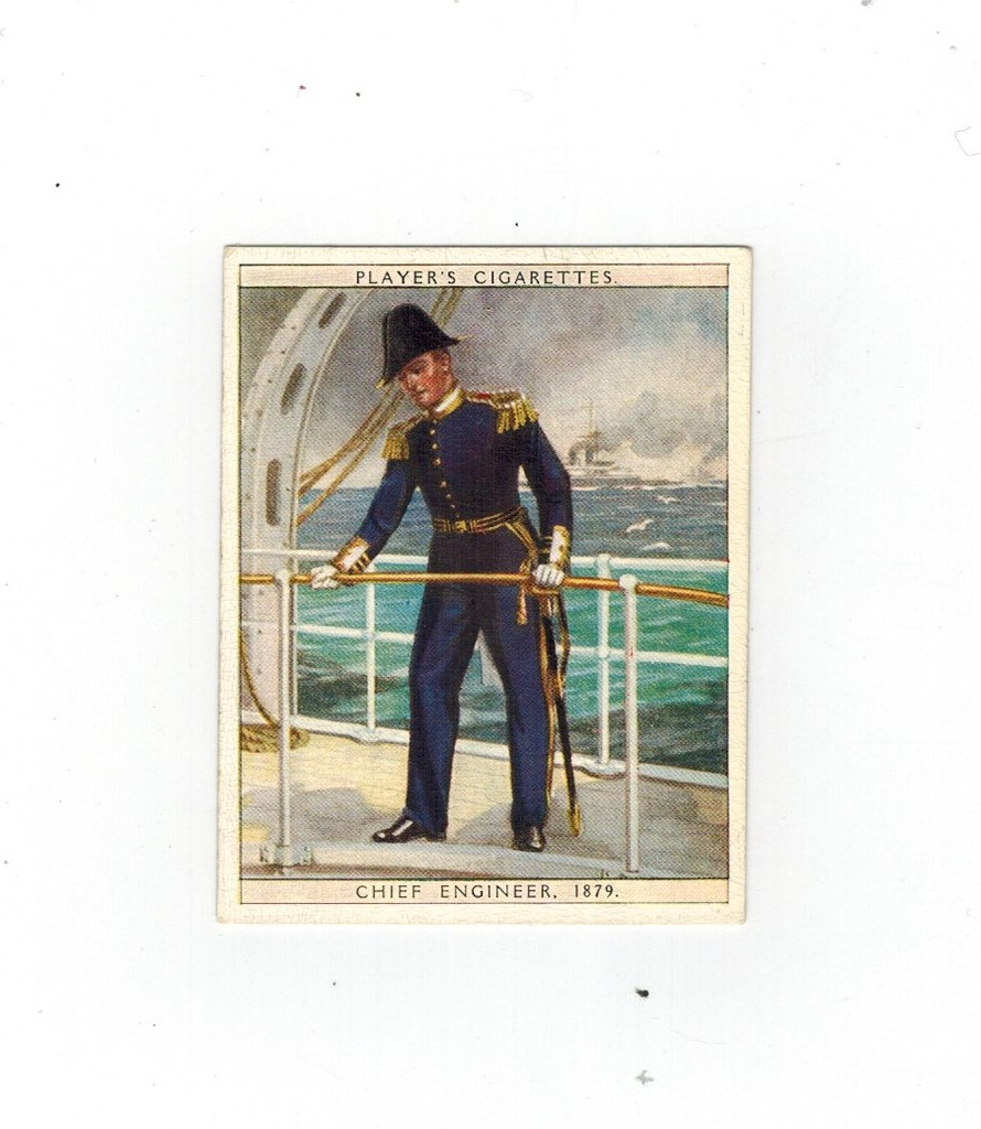 1930 John Player & Son History Of Naval Dress Set 25  #*