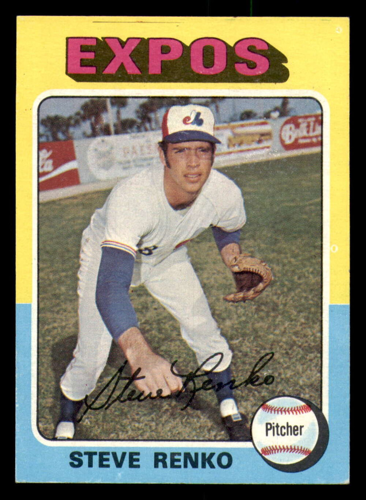 1975 Topps # 34 Steve Renko Ex-Mint  ID: 302405