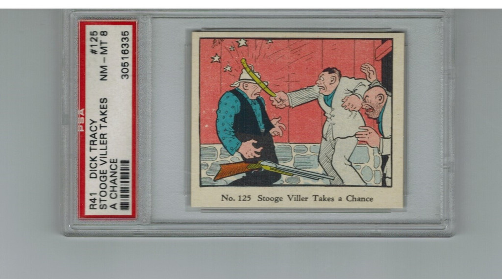 1937 R41 Dick Tracy #125 Stooge Viller Takes A Chance PSA 8 NM-MT  #*