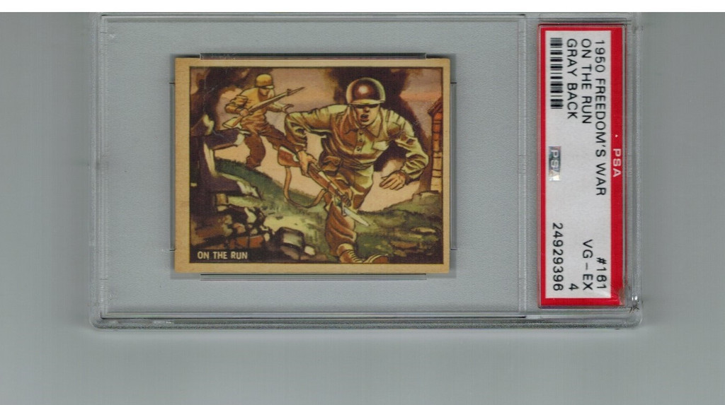 1950 Freedom War #161 On The Run PSA 4 VG-EX Gray Back  #*