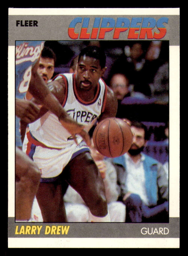 1987-88 Fleer #29 Larry Drew Near Mint+ Basketball 