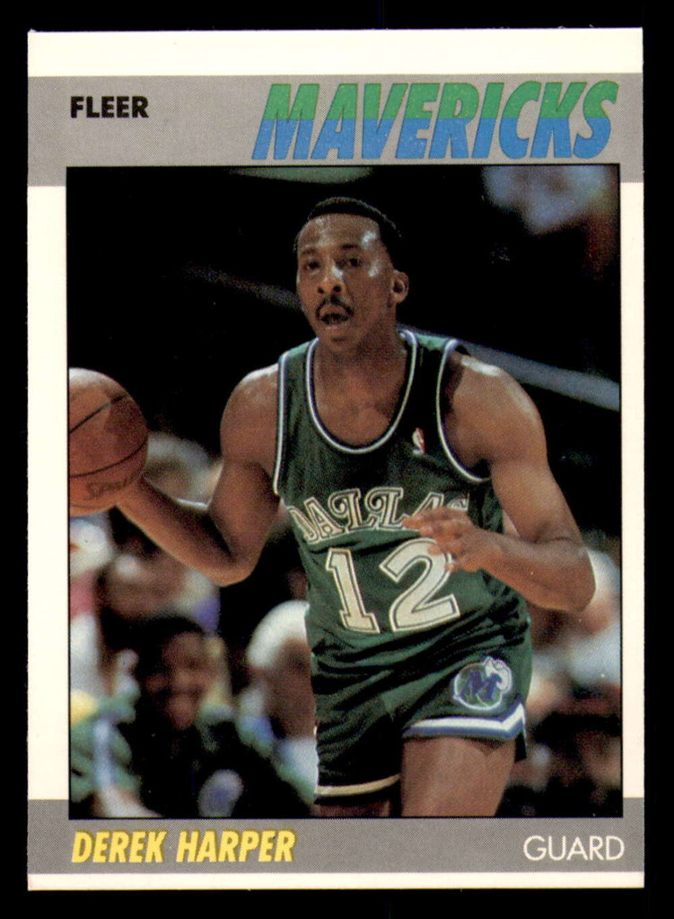 1987-88 Fleer #48 Derek Harper Near Mint Basketball  ID: 303322