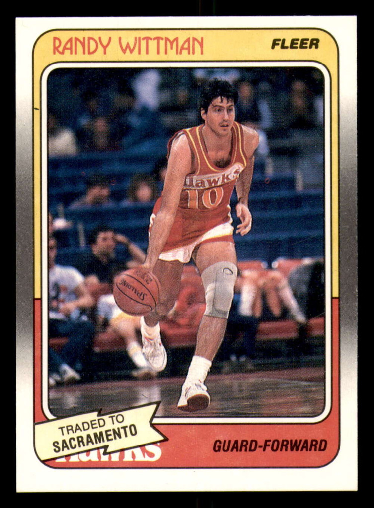 1988-89 Fleer #7 Randy Wittman Near Mint+ Basketball  ID: 303550