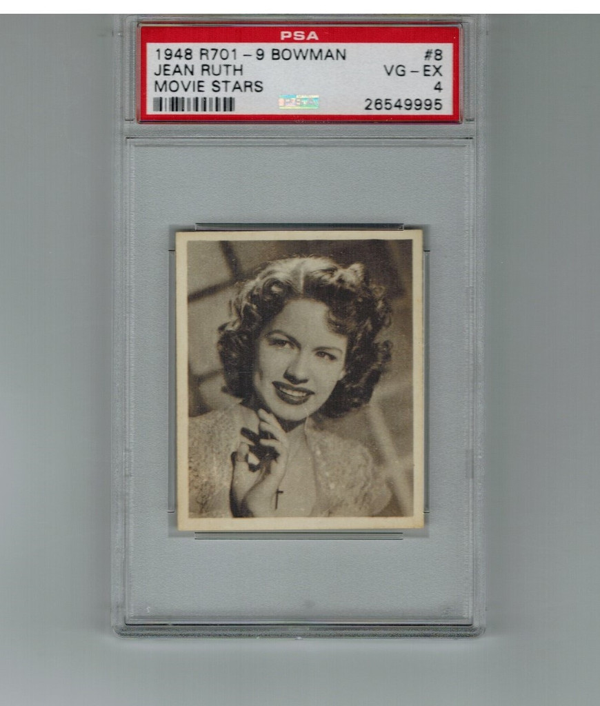 1948 Movie Stars #8 Jean Ruth PSA 4 VG-EX  #*