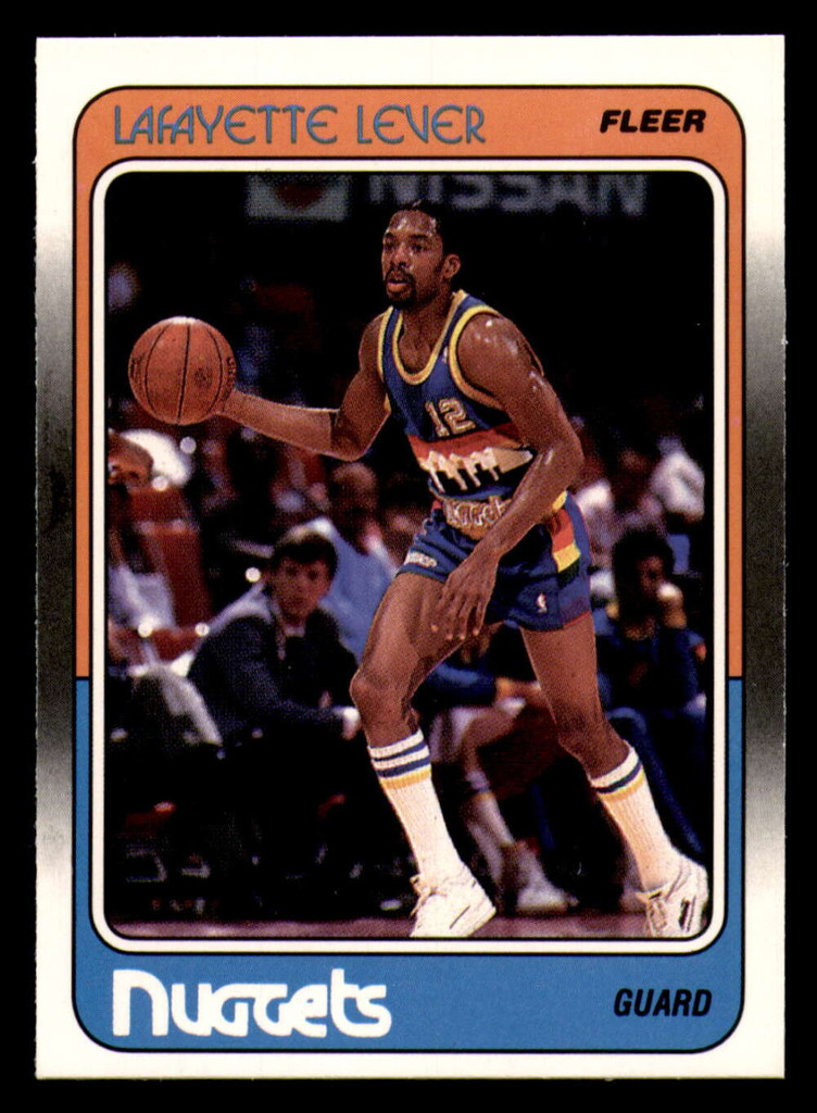 1988-89 Fleer #35 Lafayette Lever Near Mint+  ID: 303614