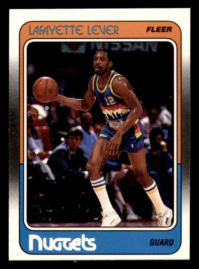 1988-89 Fleer #35 Lafayette Lever Near Mint+  ID: 303616