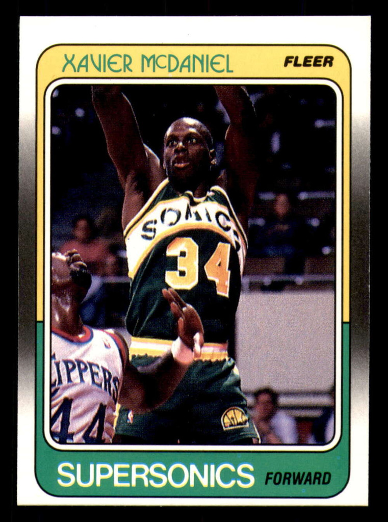 1988-89 Fleer #108 Xavier McDaniel Near Mint  ID: 303810