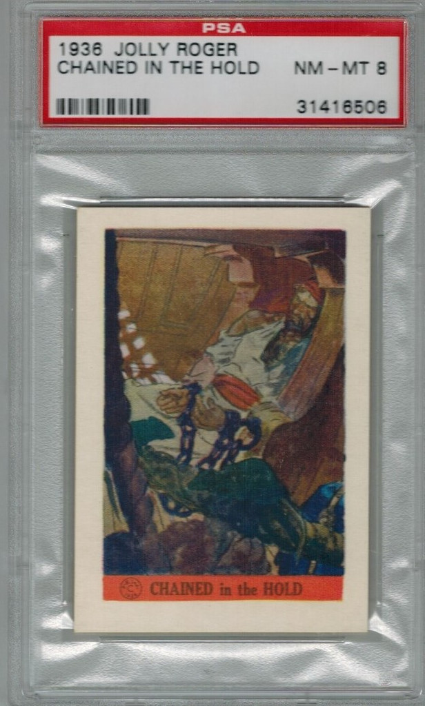 1936 JOLLY ROGERS..CHAINED IN THE HOLE PSA 8 NM-MT  #*