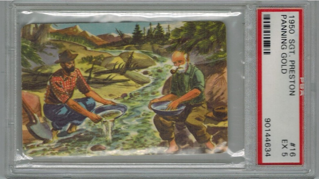 1950/56 Sgt. Preston #16 Panning Gold  PSA 5 EX  #*