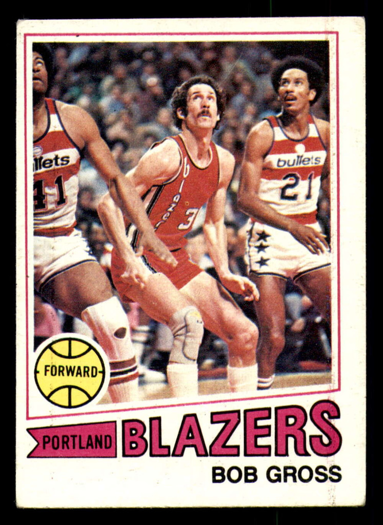 1977-78 Topps #11 Bob Gross Excellent+ RC Rookie Blazers   