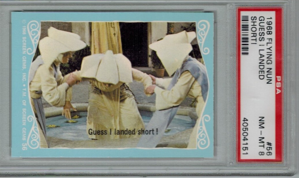 1968 Flying Nun #56 Guess I Landed...  PSA 8 NM-MT  #*#