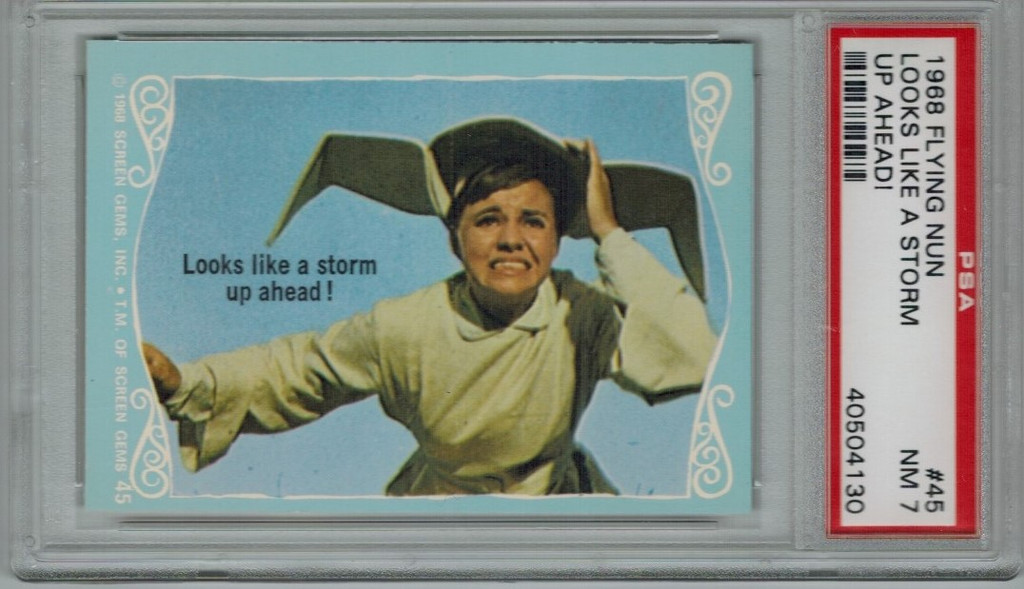 1968 Flying Nun #45 Looks Like A Storm...  PSA 7 NM  #*