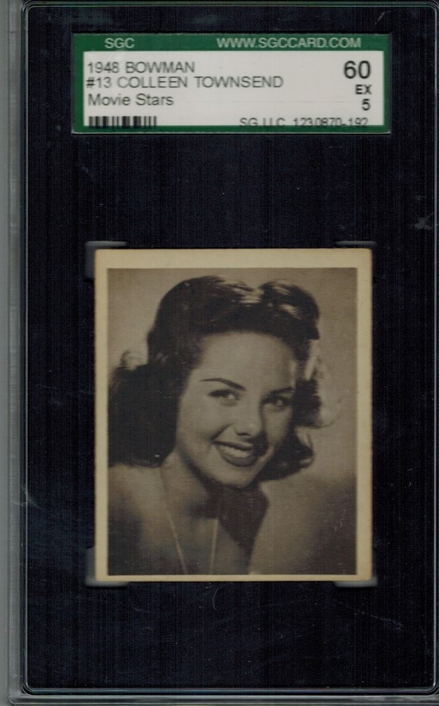 1948 Movie Stars #13 Colleen Townsend  SGC 60 EX 5  #*