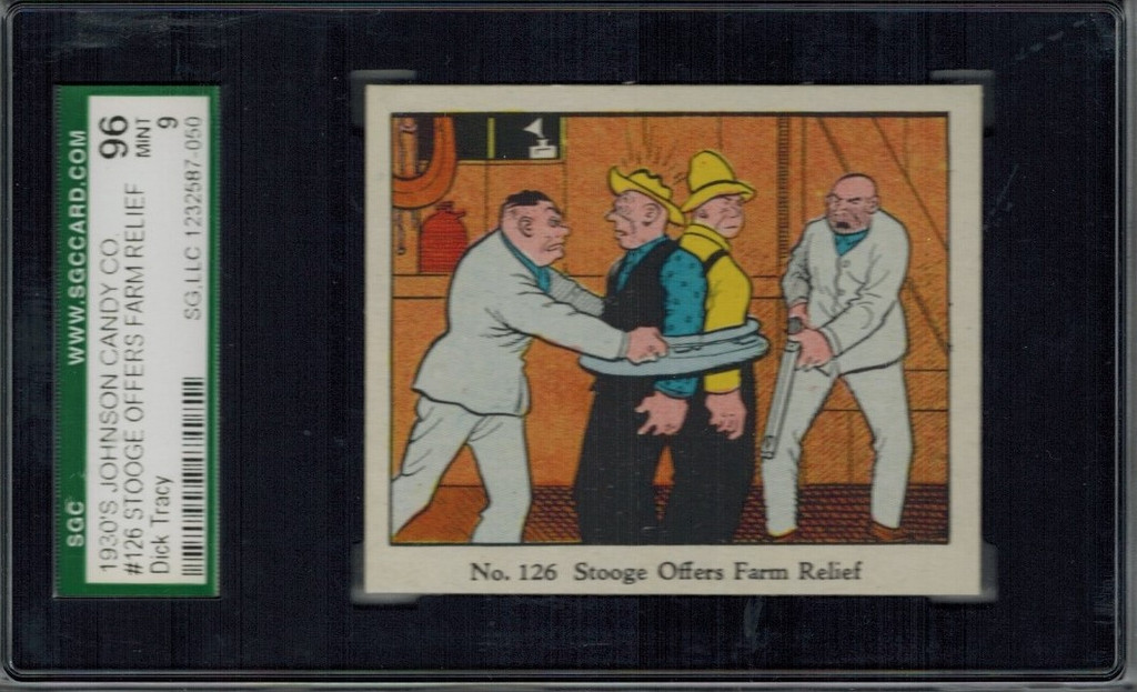 1937 R41 Dick Tracy #126 Stooge Offer Farm Relief SGC 96 MINT 9  #*