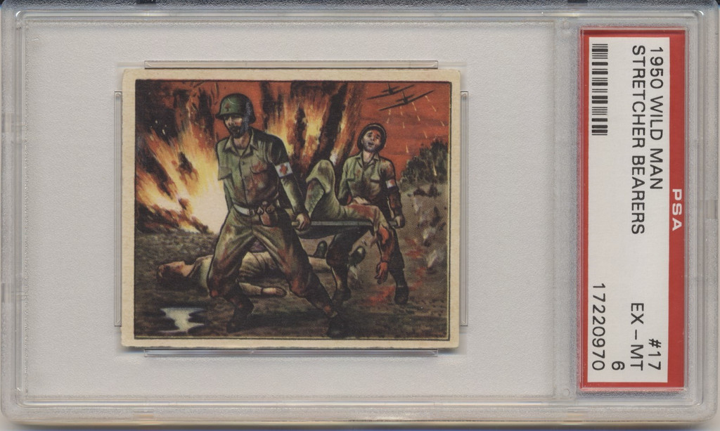 1950 WILD MAN #17 STRETCHER BEARERS PSA 6 EX-MT  #*