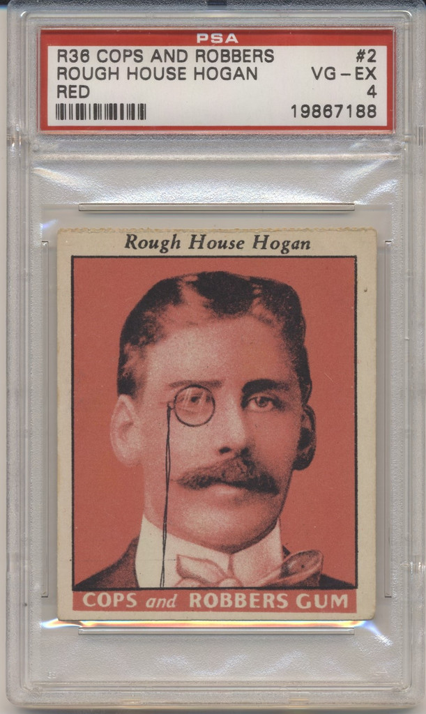 1935 R36 Cops And Robbers #2 Rough House Hogan (Red) PSA 4 VG-EX  #*