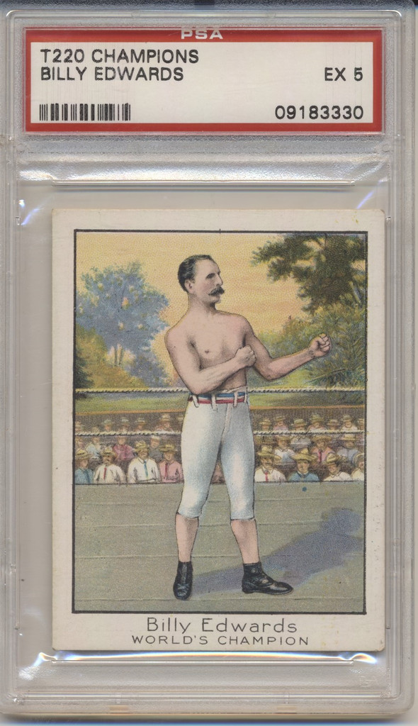 1910 T220 MECCA BILLY EDWARDS PSA 5 EX  #*