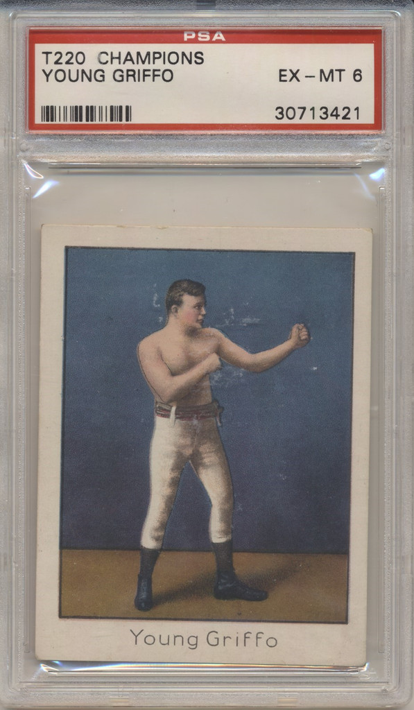 1910 T220 MECCA YOUNG GRIFFO PSA 6 EX-MT  #*
