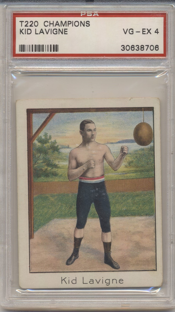 1910 T220 MECCA FIGHT KID LAVIGNE PSA 4 VG-EX  #*